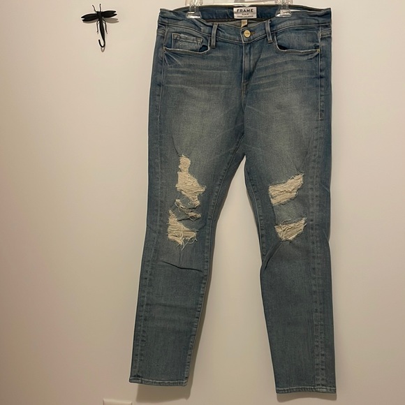 Frame Denim Le Garçon Boyfriend Jeans - Picture 1 of 11